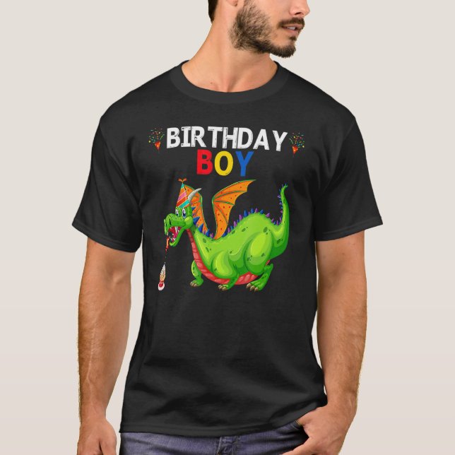 Camiseta Niños en la celebración de Fiesta de Birthday Boy  (Anverso)