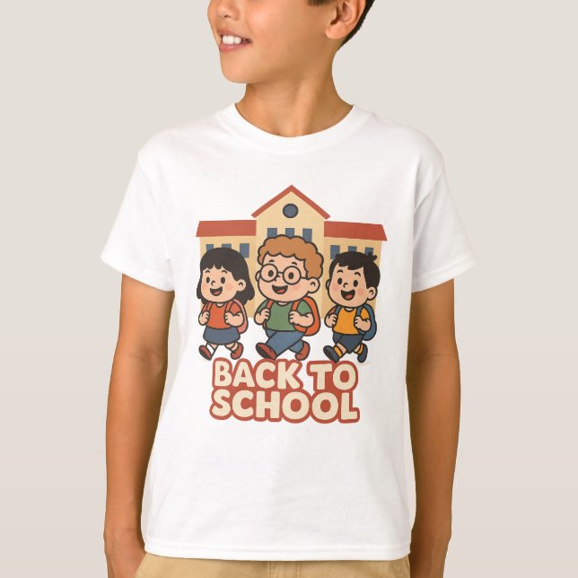 Camiseta Niños en la escuela (Anverso)