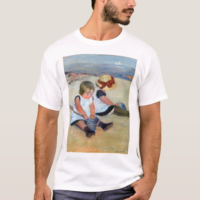 Camiseta Niños en la playa, Cassatt (Anverso)