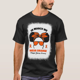 Camiseta Niños En Marzo Usamos Naranja Ms Esclerosis Múltip