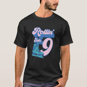 Camiseta Niños En Patinaje De Nueve Patinadores 9 Años