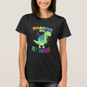Camiseta Niños en primer grado Dinosaurio Primero D