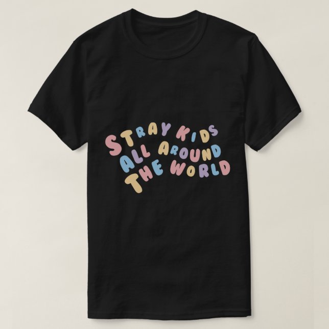 Camiseta NIÑOS EN TODO EL MUNDO MANTÉN Fandom PASTEL (Diseño del anverso)