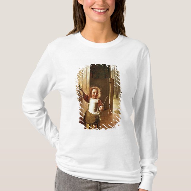 Camiseta Niños en una entrada con los palillos de "Colf" (Anverso)