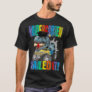 Camiseta Niños encarcelados Monstruo De Trucos Dinosaurios