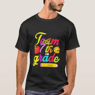 Camiseta Niños Equipo De 7º Grado Grado Gracioso Estudiante
