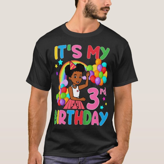 Camiseta Niños Es La Esquina De Mi 3er Cumpleaños Gracie Th (Anverso)