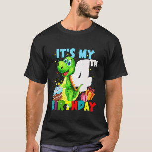 Camiseta Niños es mi cuarto cumpleaños regalo de niño de 4