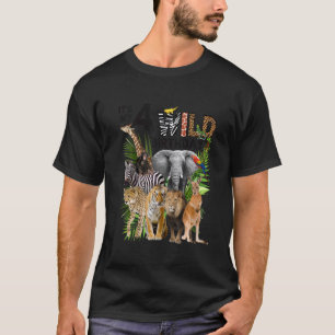 Camiseta Niños es mi cuarto zoológico salvaje de animales d