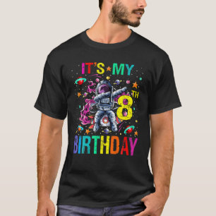 Camiseta Niños es mi espacio de astronauta de cumpleaños nú