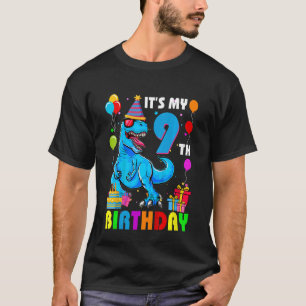 Camiseta Niños es mi noveno cumpleaños Rex feliz de 9 años
