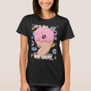 Camiseta Niños es mi noveno Waffle Donut Fiesta Wear 9 años
