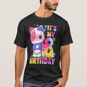 Camiseta Niños, es mi octavo cumpleaños, Chicas adolescente