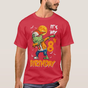 Camiseta Niños es mi octavo cumpleaños, el salón de Zombie