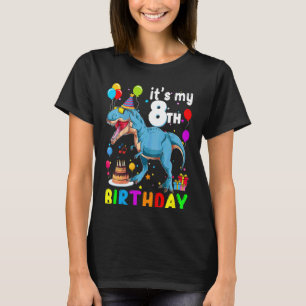 Camiseta Niños es mi octavo cumpleaños feliz 8 años de sexo