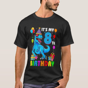Camiseta Niños es mi octavo cumpleaños feliz 8 años de sexo