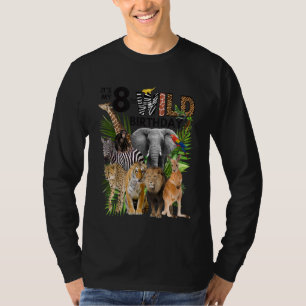 Camiseta Niños es mi octavo zoológico salvaje de animales d