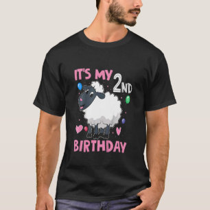 Camiseta Niños: Es mi segunda oveja de cumpleaños para Chic