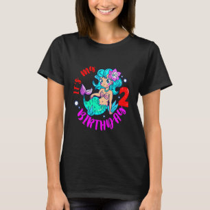 Camiseta Niños: Es mi segunda sirena feliz de cumpleaños po