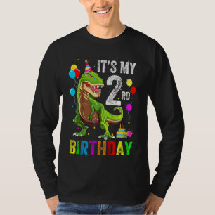 Camiseta Niños es mi segundo cumpleaños feliz 2 años