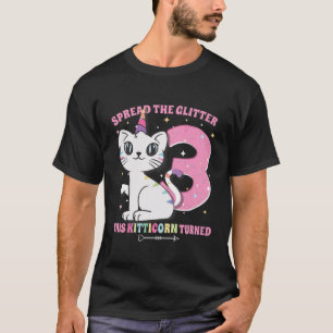 Camiseta Niños es mi tercer cumpleaños Chica 3 años 20