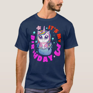 Camiseta Niños, es mi tercer cumpleaños feliz de tres años
