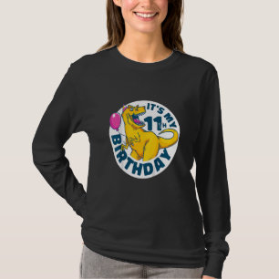 Camiseta Niños es mi undécimo cumpleaños feliz 11 años Rex 