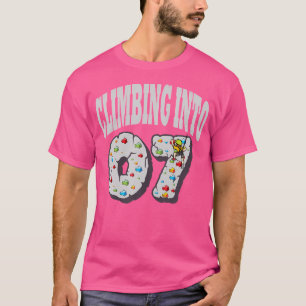 Camiseta Niños Escalando En El Séptimo Cumpleaños De La Esc