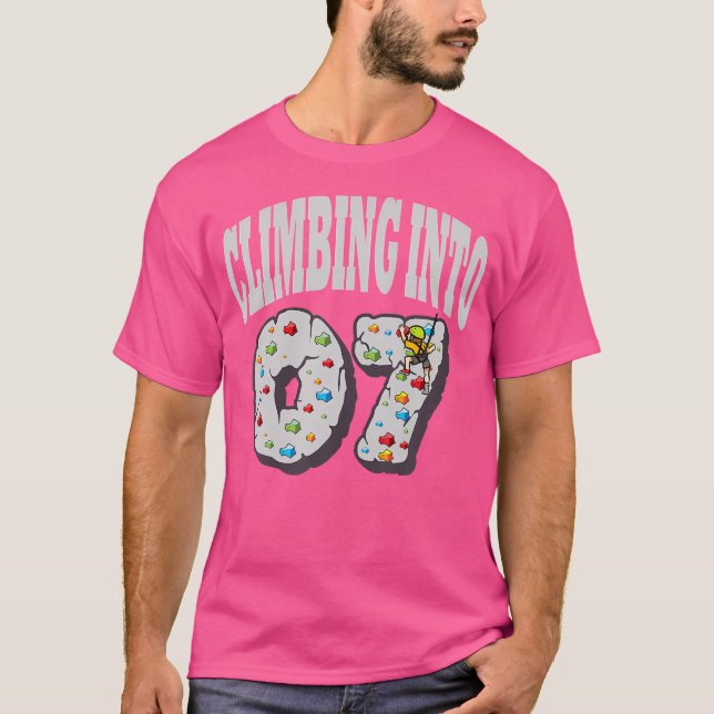 Camiseta Niños Escalando En El Séptimo Cumpleaños De La Esc (Anverso)