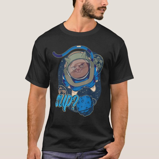 Camiseta Niños espaciales vestuan espacio astronauta (Anverso)