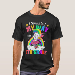 Camiseta Niños Esparcen En Sexto Grado De Escuadrón Unicorn