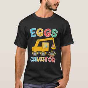 Camiseta Niños espectadores de evasión feliz Excavadora de