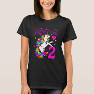 Camiseta Niños Esta Princesa De Cumpleaños Es El Segundo Ch
