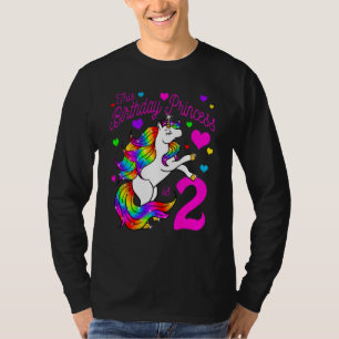 Camiseta Niños Esta Princesa De Cumpleaños Es El Segundo Ch