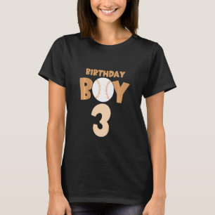 Camiseta Niños Este Baller Tiene Ahora 3 Años Y Tercer Cump