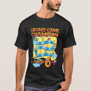 Camiseta Niños Este Campeón De Juego De Mesa Ya Cumple 6 Añ