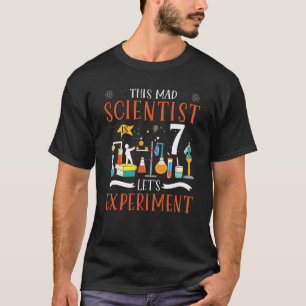 Camiseta Niños Este científico loco es 7 experimentemos la