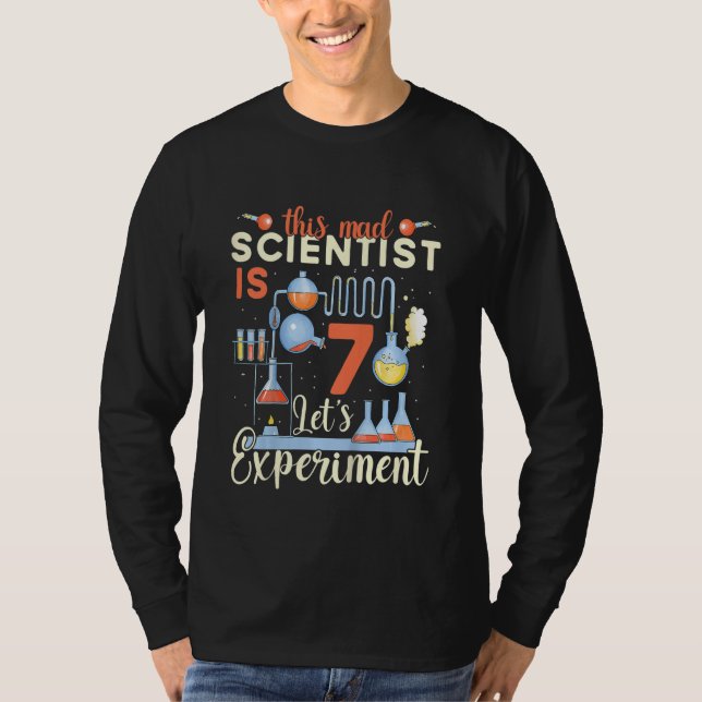 Camiseta Niños Este científico loco es 7 experimentemos la  (Anverso)