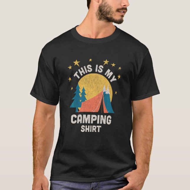 Camiseta Niños Este es mi campamento para la fogata (Anverso)