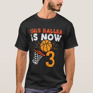 Camiseta Niños Este Ller Ahora Es 3 Sketll Cumpleaños 3º Cu