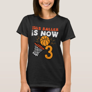 Camiseta Niños Este Ller Ahora Es 3 Sketll Cumpleaños 3º Cu