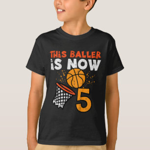 Camiseta Niños Este Ller Ahora Es 5 Sketll Cumpleaños 5 Cum