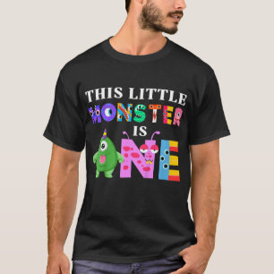 Camiseta Niños Este monstruo es un Fiesta de primer cumplea