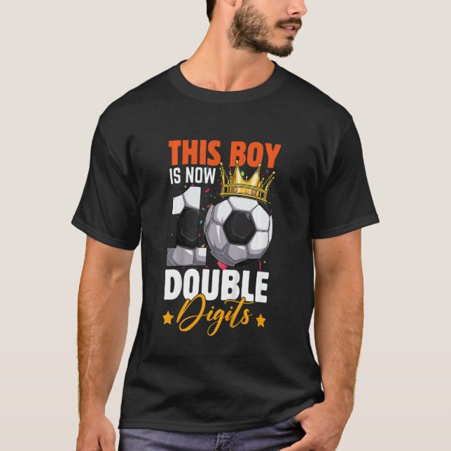 Camiseta Niños Este Niño Ahora 10 Dígitos Dobles Fútbol 10  (Anverso)