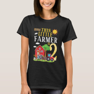Camiseta Niños Este pequeño agricultor es 2 Tractor agrícol