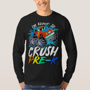 Camiseta Niños Estoy listo para aplastar a los Camiones Pre