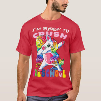 Camiseta Niños, estoy listo para aplastar a niños de preesc