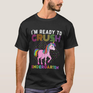 Camiseta Niños estoy listo para aplastar a niños Unicorn