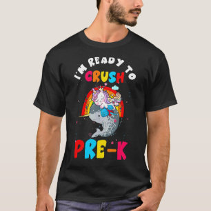 Camiseta Niños estoy listo para aplastar a PK Unicorn de vu