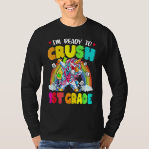 Camiseta Niños estoy listo para aplastar a unicornio de pri